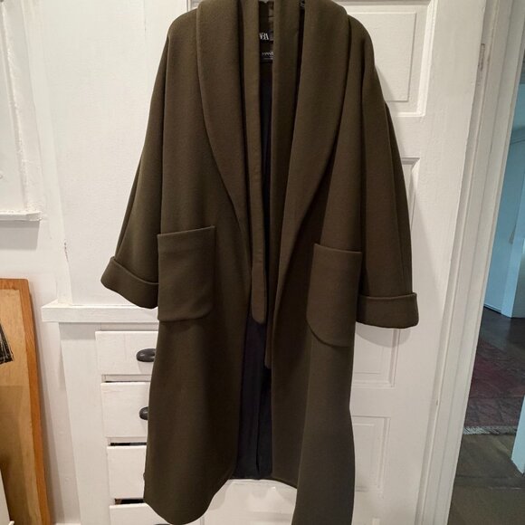 Zara Belted Wool Coat - Picture 4 of 6